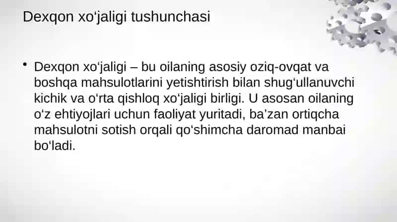 Dexqon xo‘jaliklari 4
