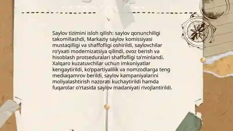 Konstitutsiyaviy va qonuniy islohotlar orqali demokratik fuqarolik jamiyatini shakllantirish 4