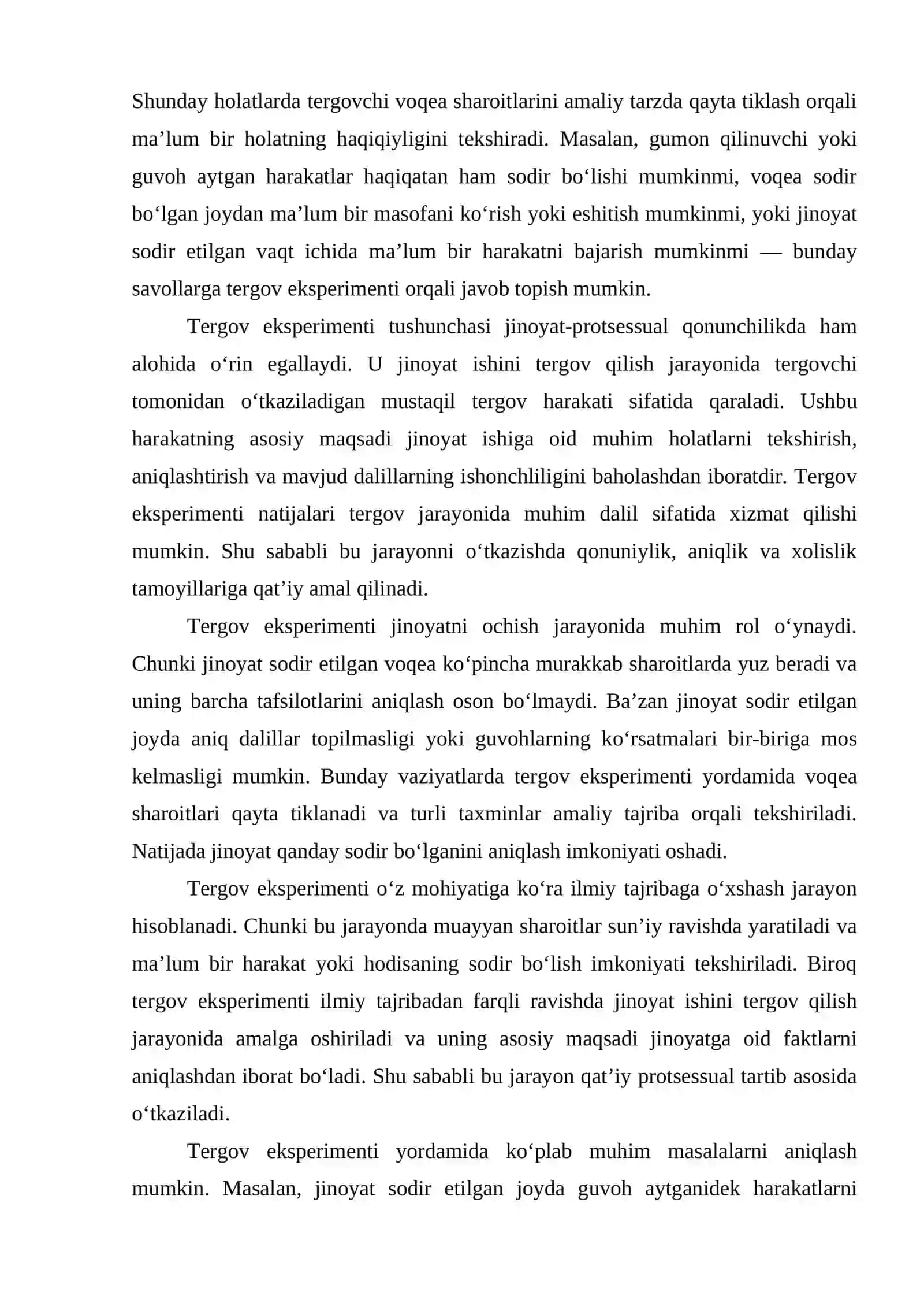 Tergov eksperimenti 4
