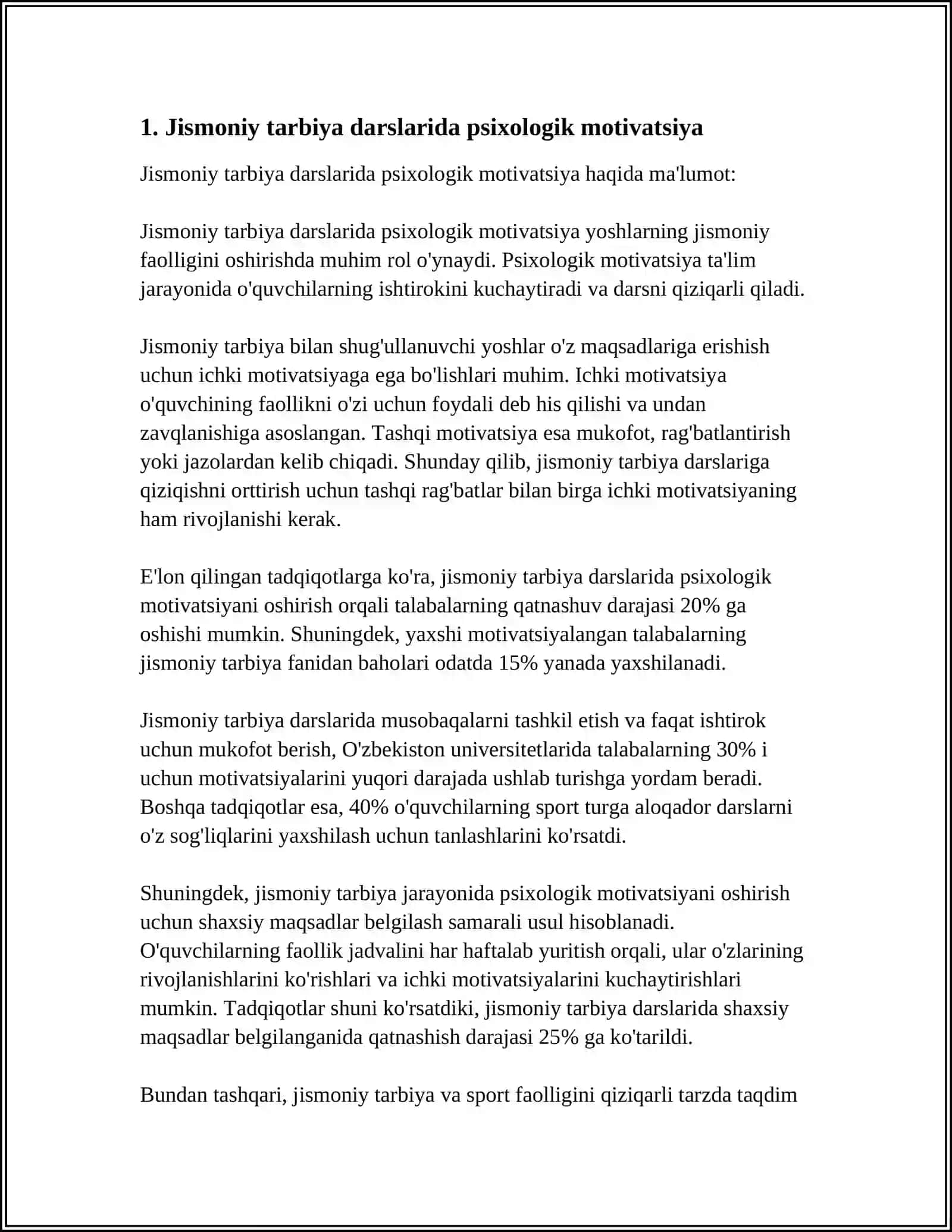 Jismoniy tarbiya darslarida psixologik motivatsiya 4