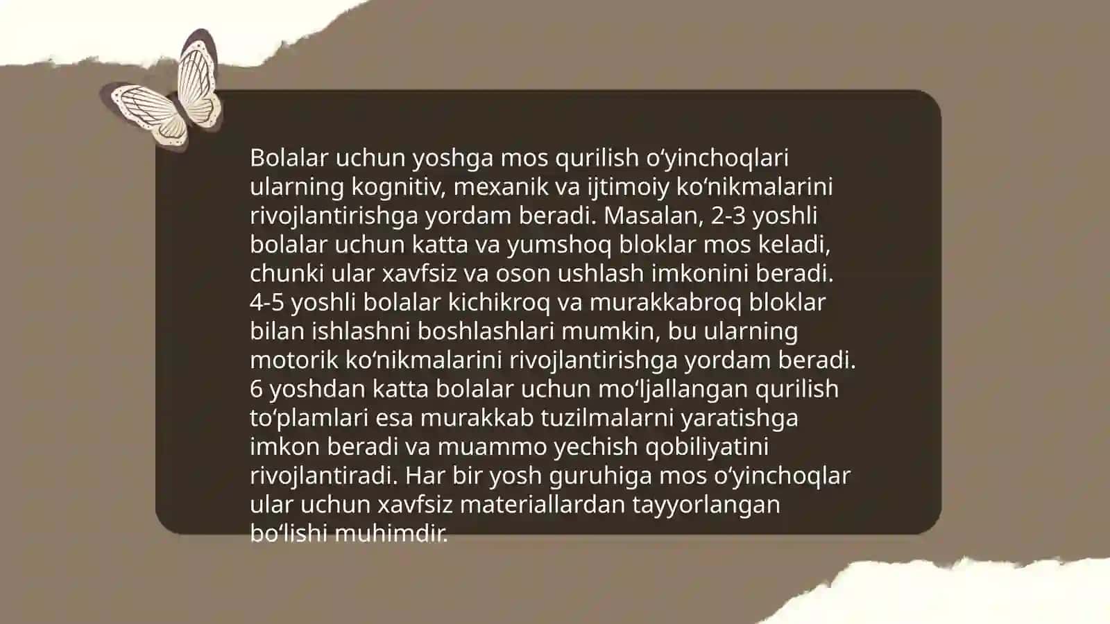 Maktabgacha talim tashkilotining turli yosh guruxlarida qurish yasashga oʻrgatish metodlari 4