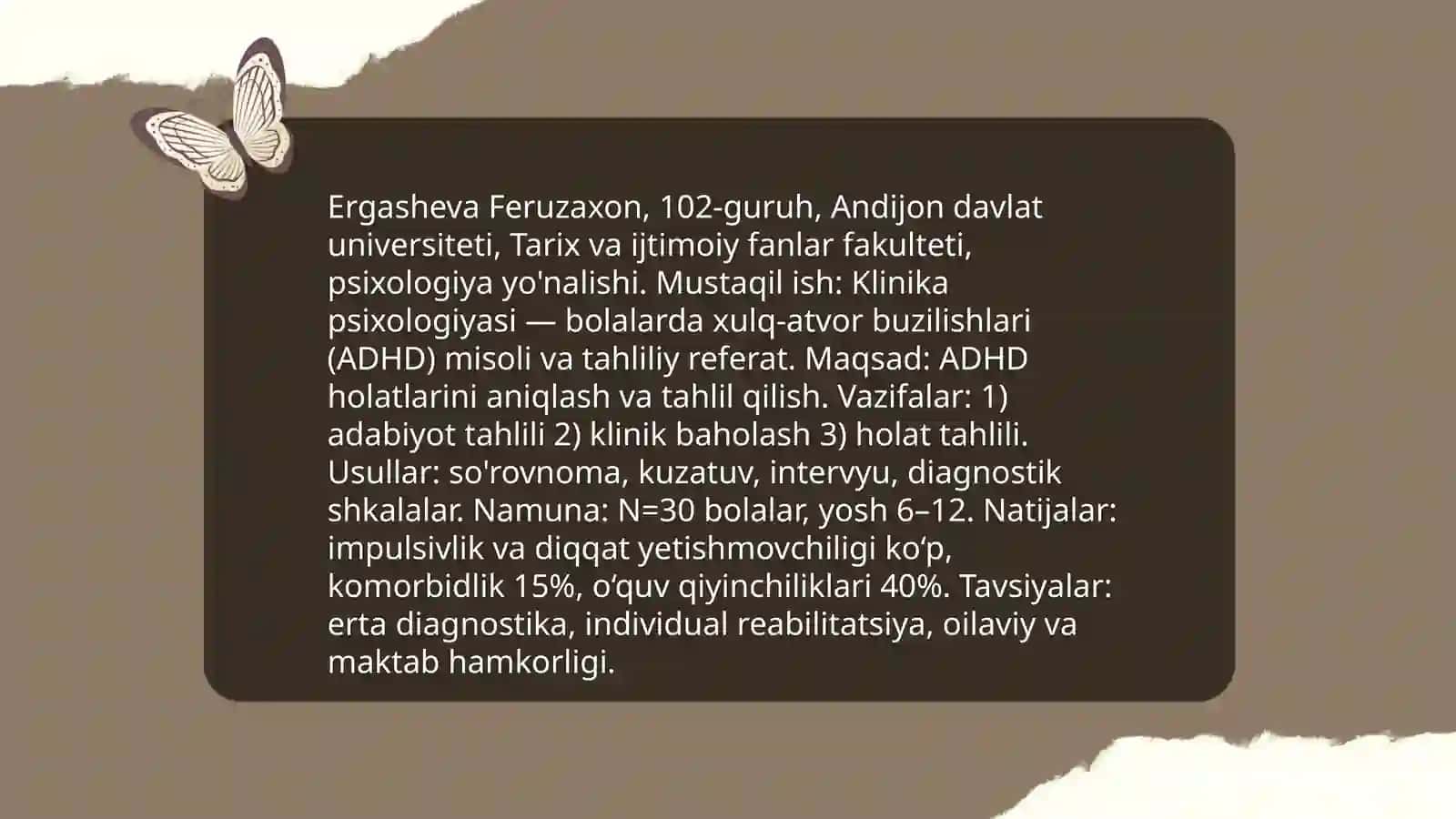Psixologning 5 asosiy sohasi boyicha real hayotdan misollar va tahliliy referat 4