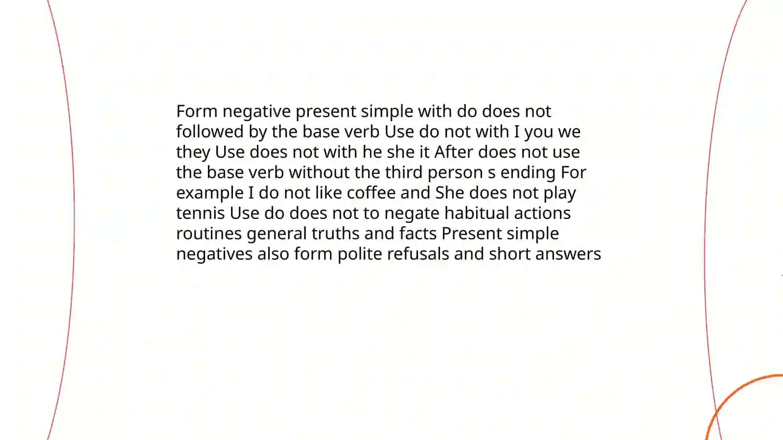 Present simple 4