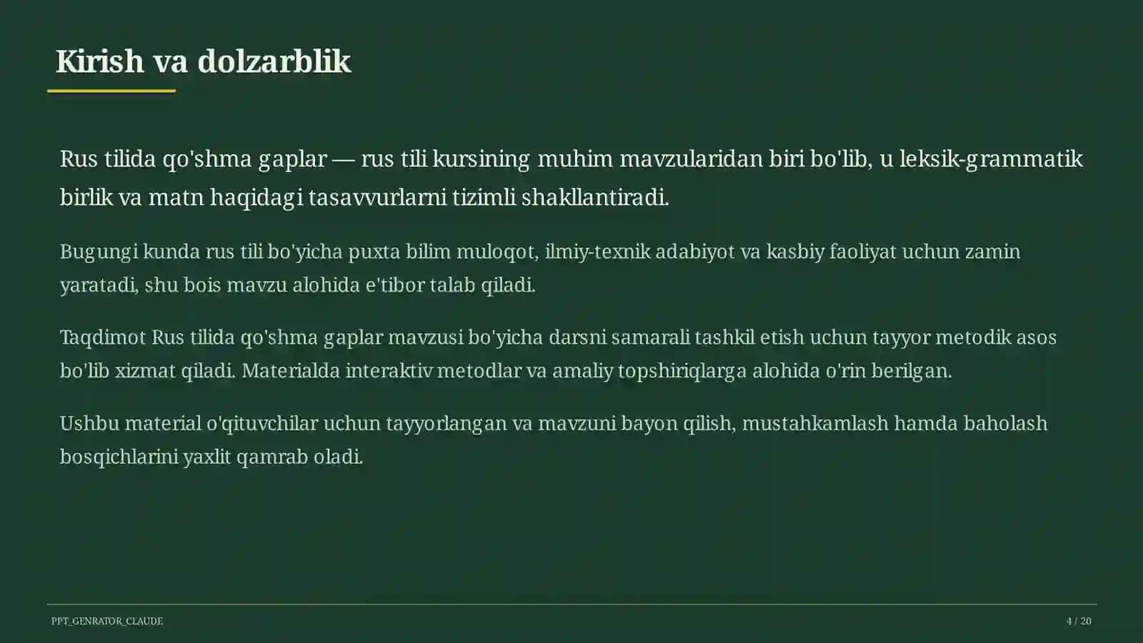 Rus tilida qo'shma gaplar (9-sinf) 4
