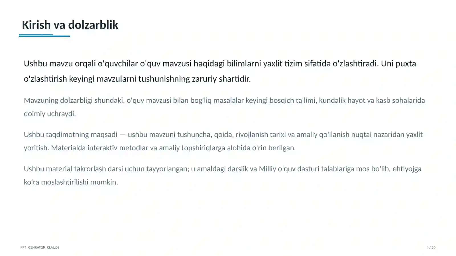 Dolzarb mavzular 4