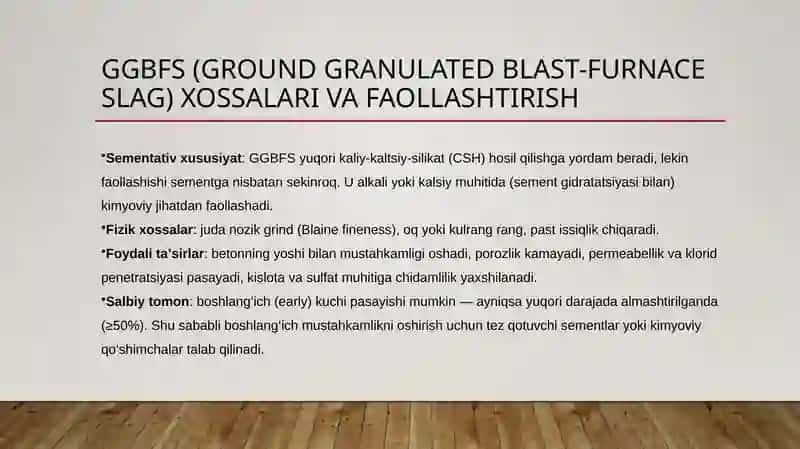 Metallurgiya shlaklari asosidagi betonlar 4