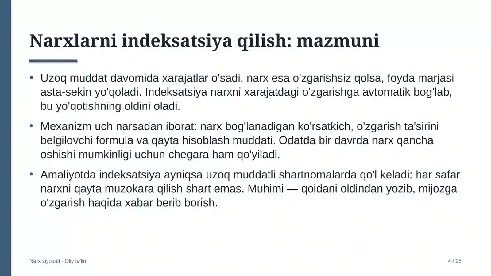bolalar turizmida narxlarni indeksatsiya qilish 8223 4