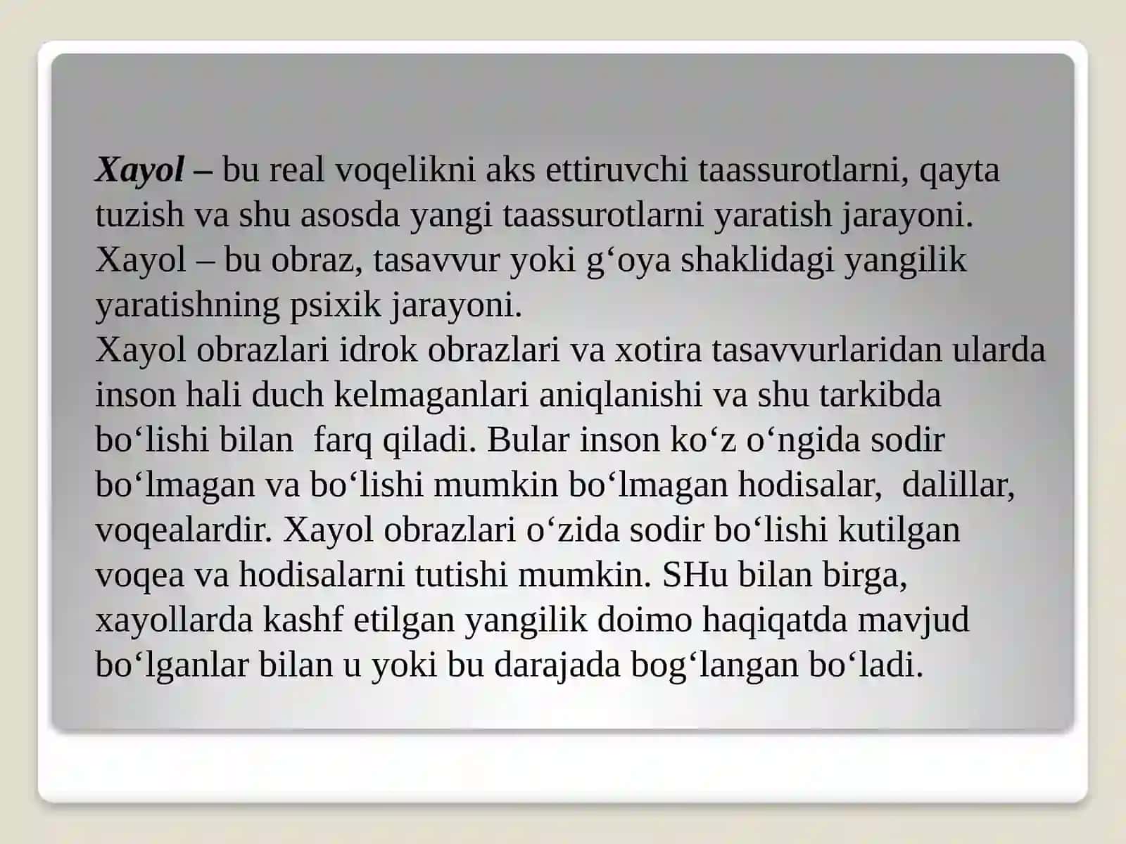Xayolturlarivajarayonlari 4