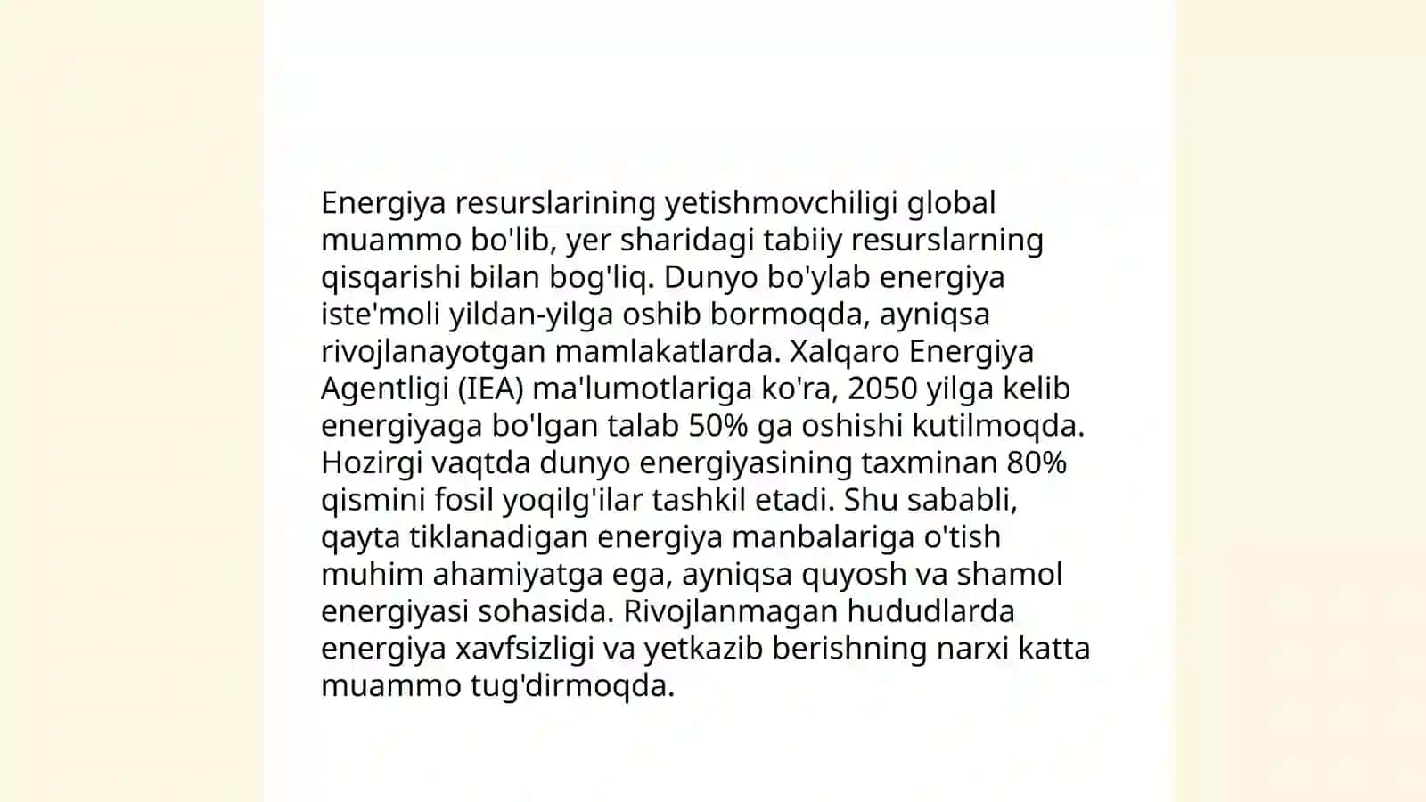 Iqlim o'zgarishi va uning iqtisodiyotga ta'siri 4