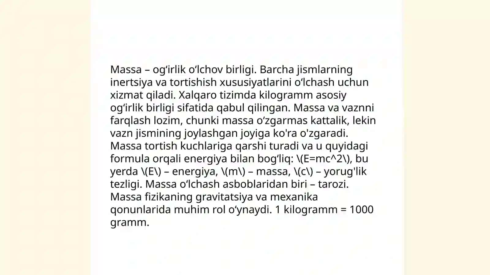 Boshlang'ich sinfda asosiy miqdorlar va ularning o'lchov birliklarini o'rgatish 4