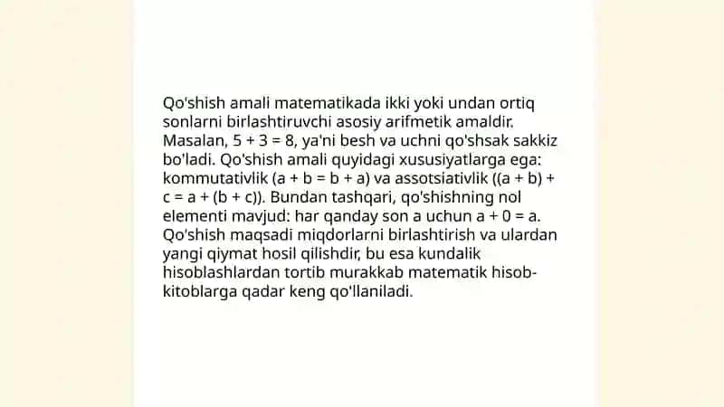Access dasturida matematik amallarni bajarish 4