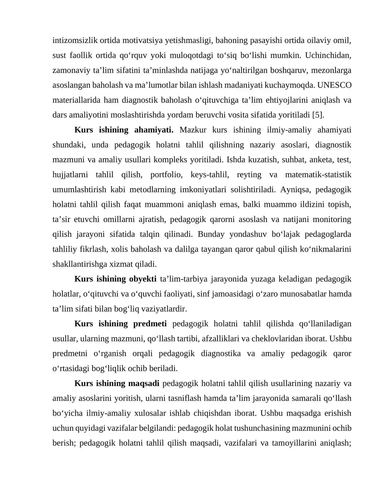 PEDAGOGIK HOLATNI TAHLIL QILISH USULLARI 4