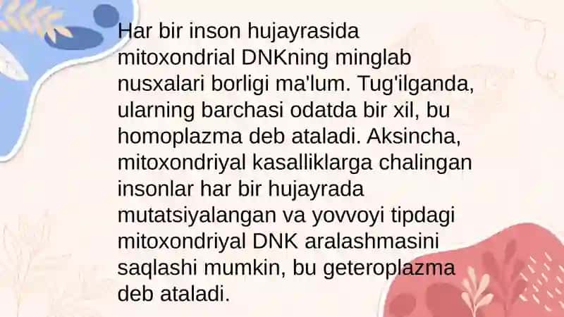 Mitohondrial kasallik 4