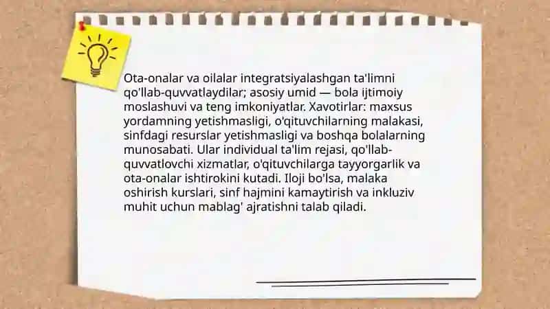 Inklyuziv talim goyalarini amaliyotga tadbiq etish 4