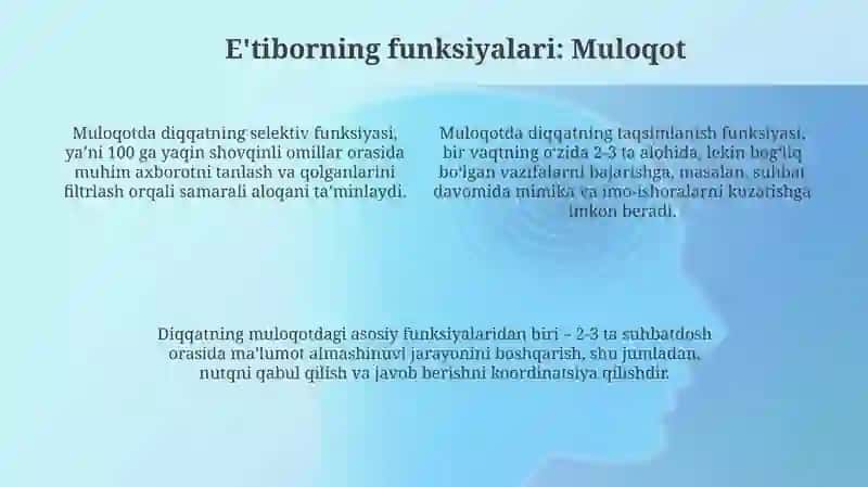 Diqqatning turlari funksiyalari asosiy xususiyatlari 4