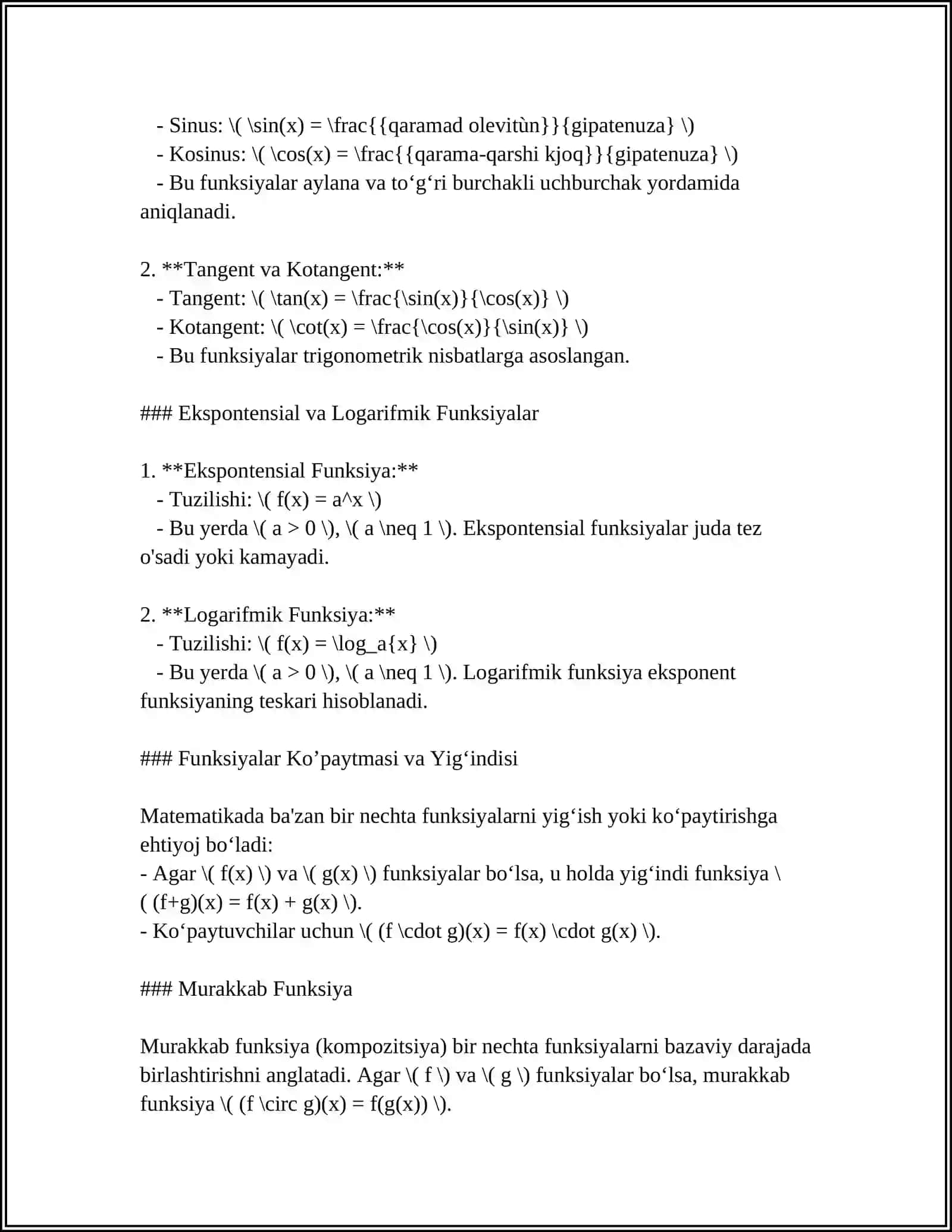 PYTHON DASTURLASH TILIDA FUNKSIYALAR VA MATEMATIK FUNKSIYALAR 4
