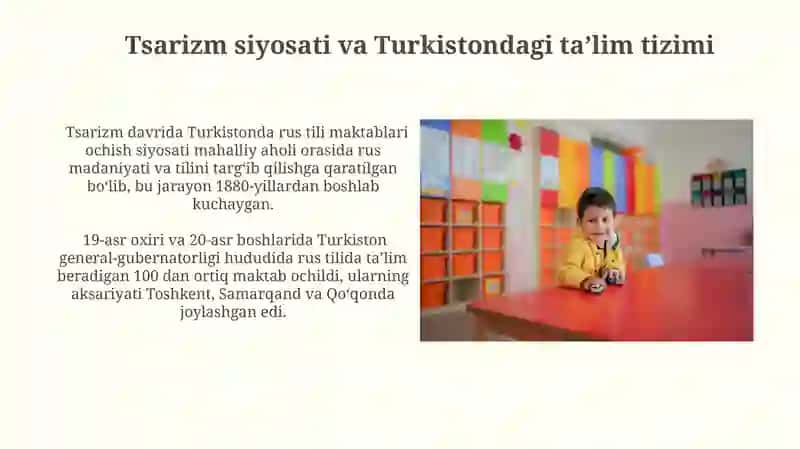 Turkistonda rus-tuzem maktablarining ochilishi 4