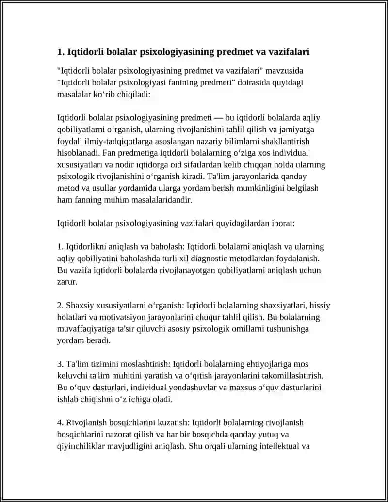 Iqtidorli bolalar psixologiyasi 4