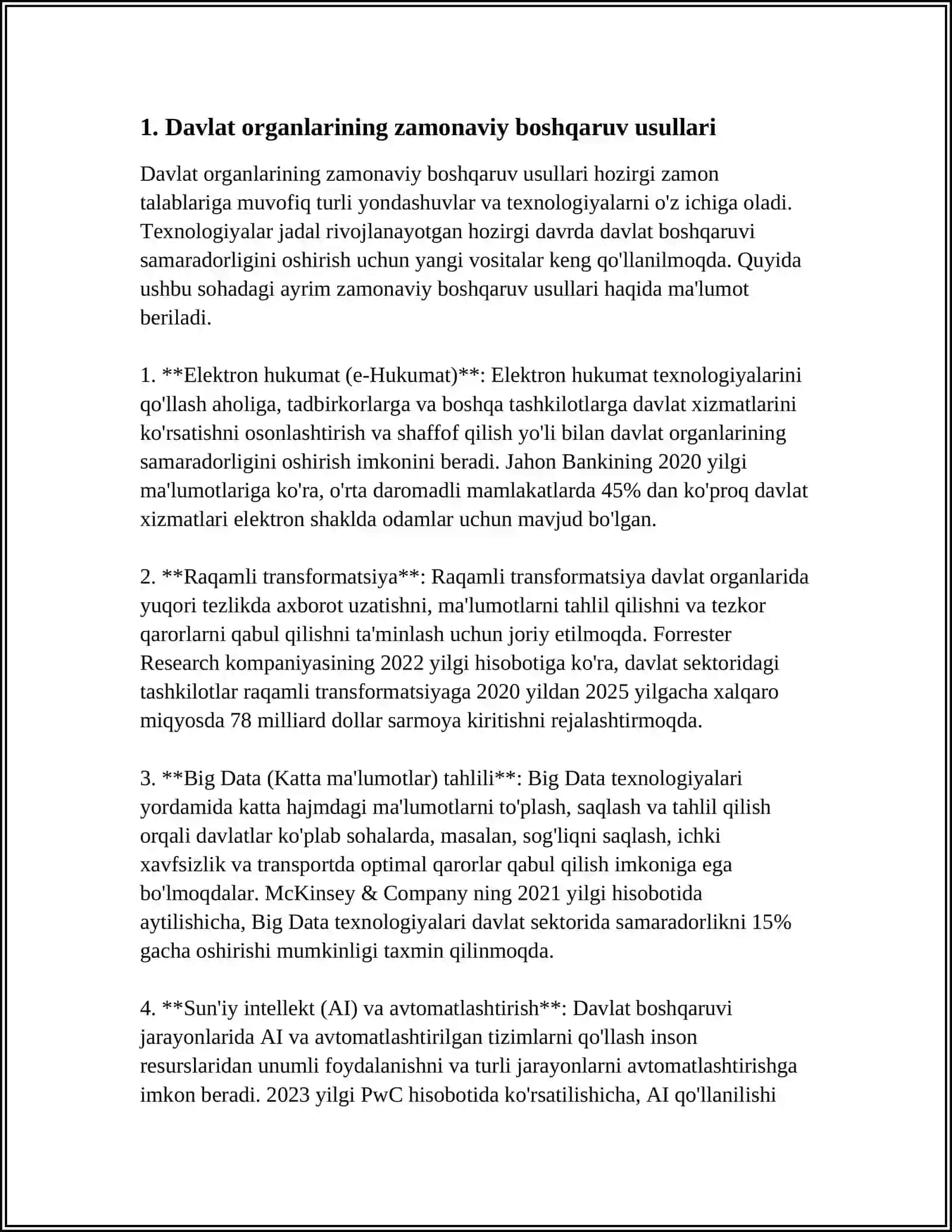 DAVLAT ORGANLARI - XALQQA XIZMAT QILISHNING SAMARALI VOSITASI 4
