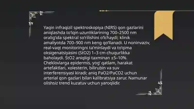 Qonda gazlar miqdorini aniqlashning yangi usullari 4