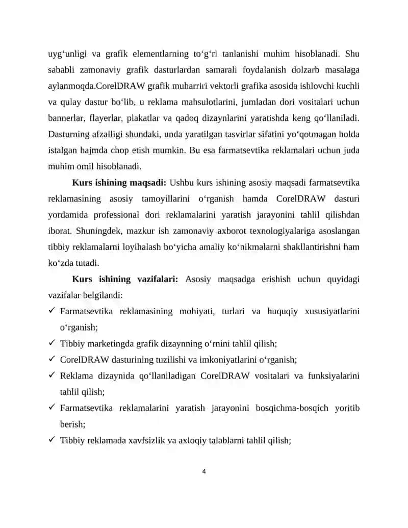 CORELDRAW DASTURI HAQIDA UMUMIY MA’LUMOTLAR 4