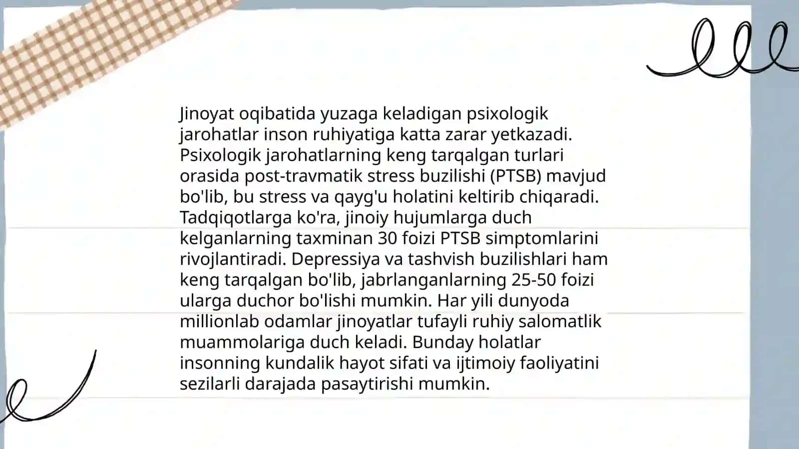 Jinoyat va fuqorolik ishlari bòyicha sud-psixologik ekspertizasi 4