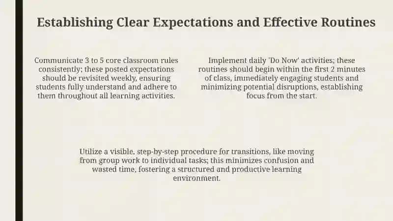Teacher responsibilities in classroom management 4