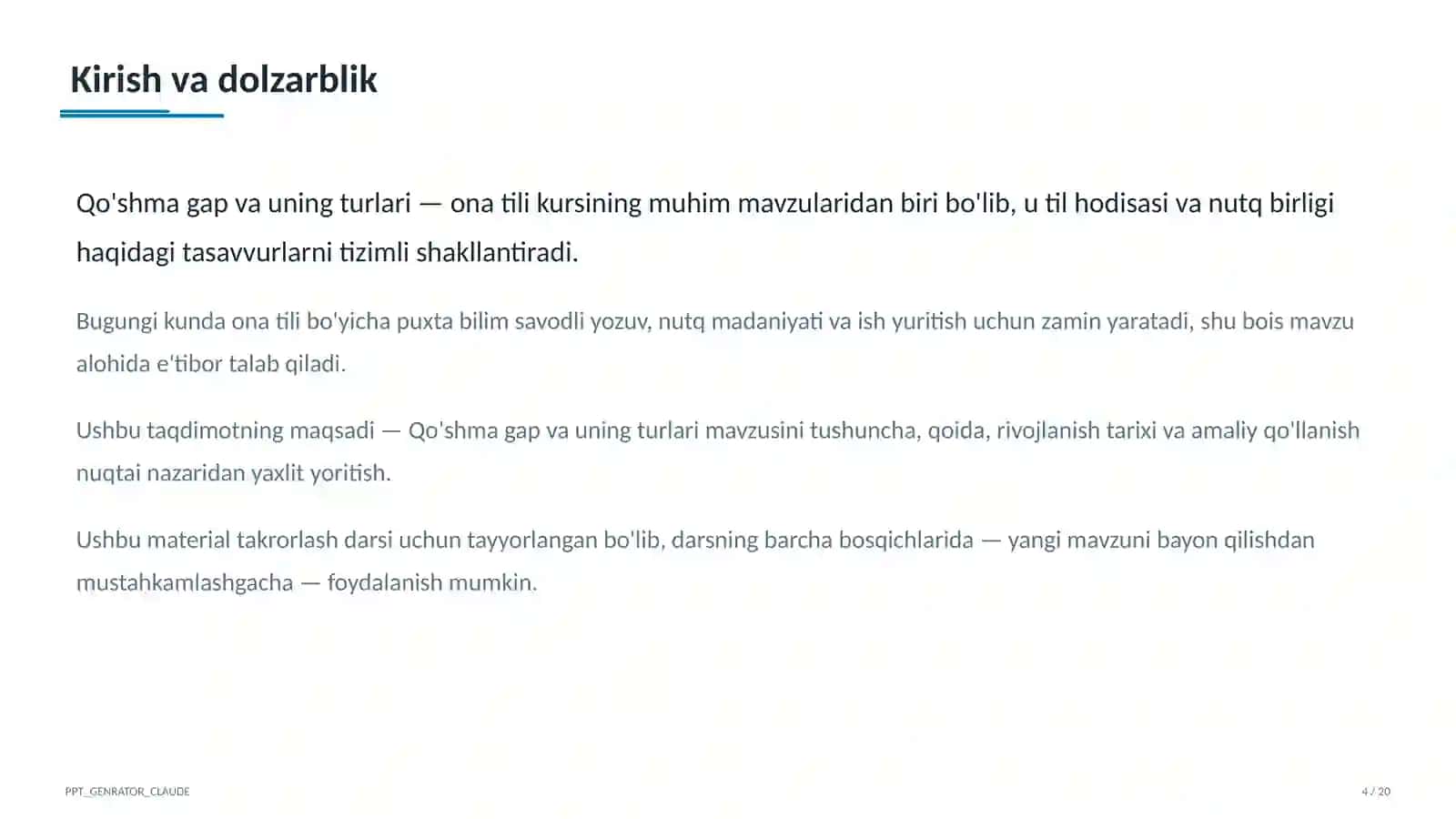 Qo'shma gap va uning turlari (9-sinf) 4