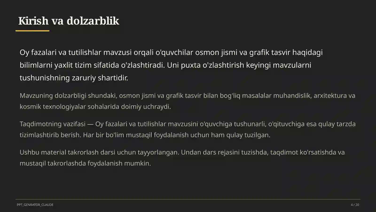 Oy fazalari va tutilishlar (9-sinf) 4