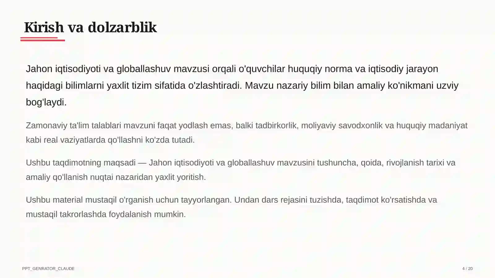 Huquq va iqtisodiyot asoslari (9–11) 4