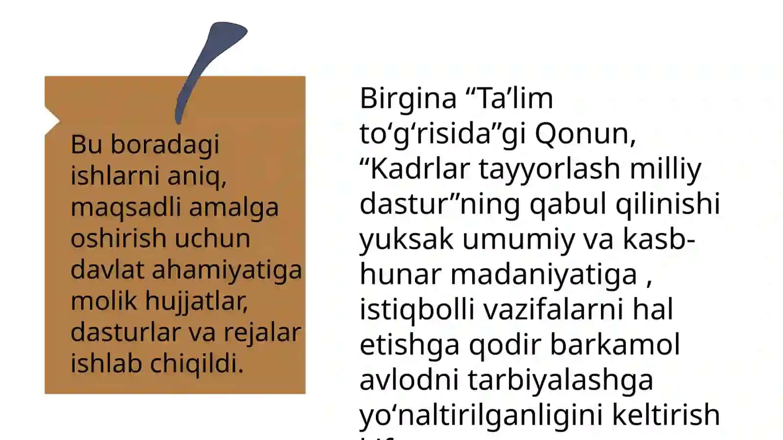 Tarbiya tushunchasi, tarbiyaning maqsadi va umumiy vazifaları 4