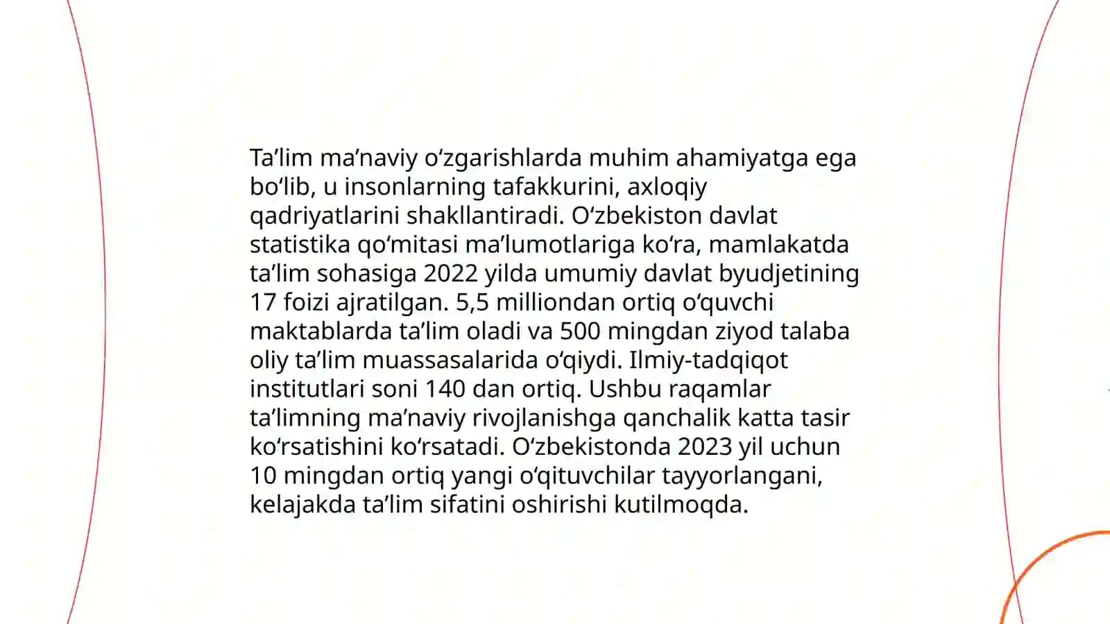 Yangi O‘zbekistonda amalga oshirilayotgan ma’naviy o‘zgarishlar 4