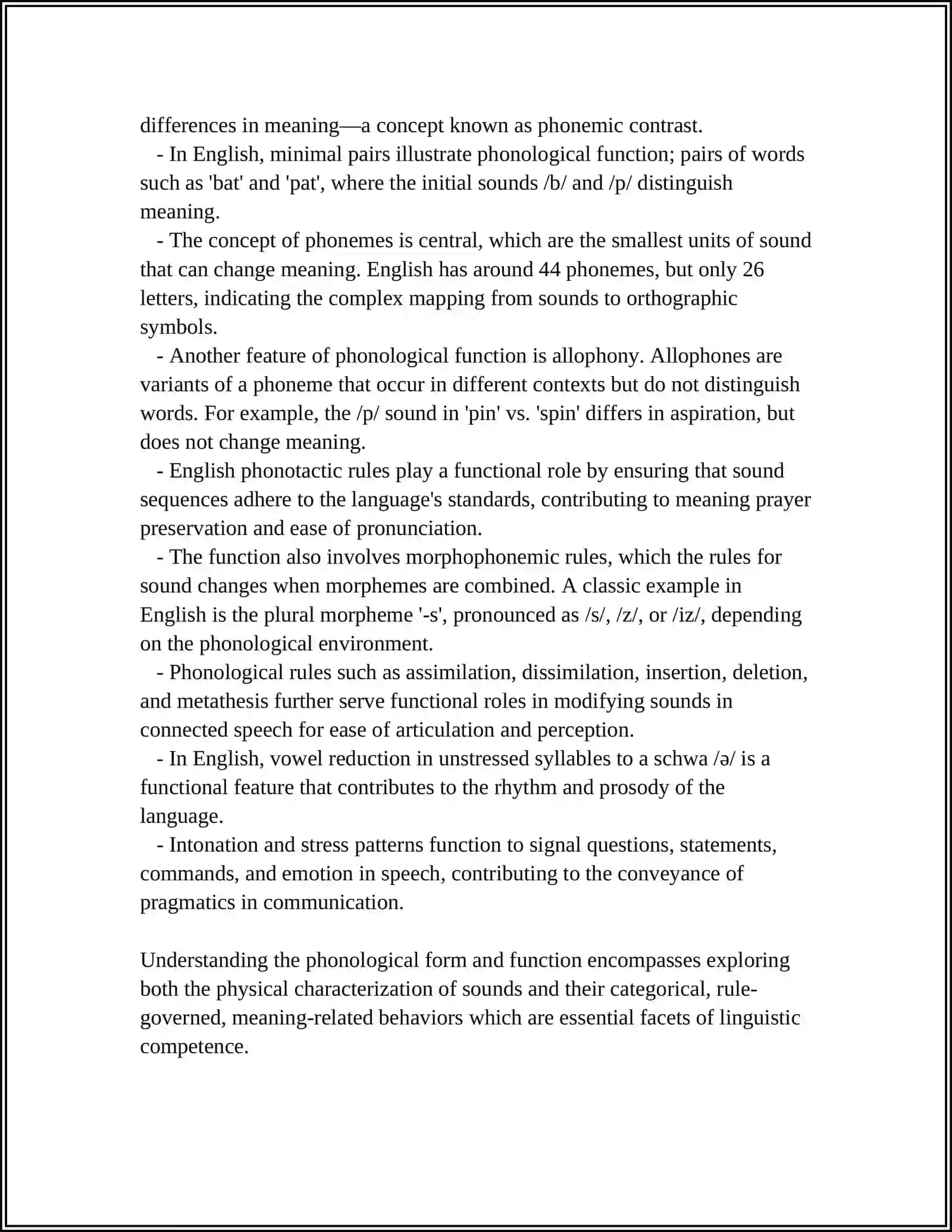 LINGUISTIC FORM AND FUNCTION 4