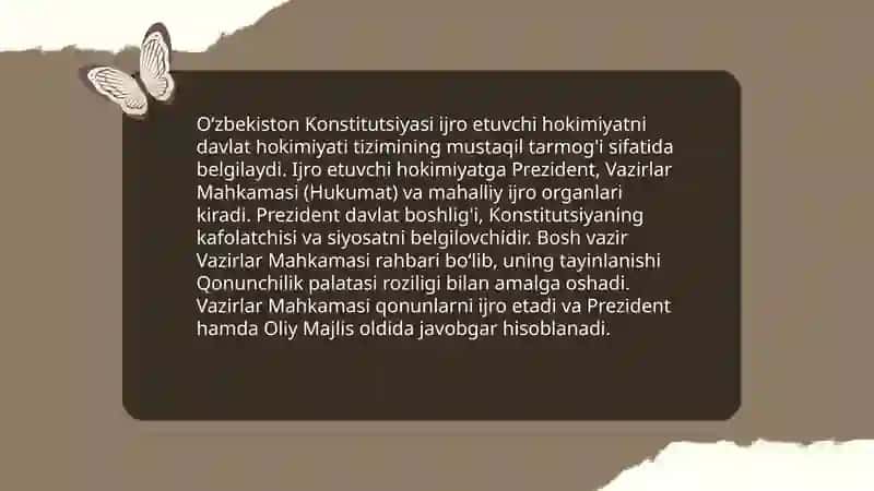Ijro etuvchi hokimiyat 4