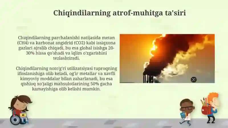 Chiqindilar bilan bog'liq zamonaviy global ekologik muammolar 4