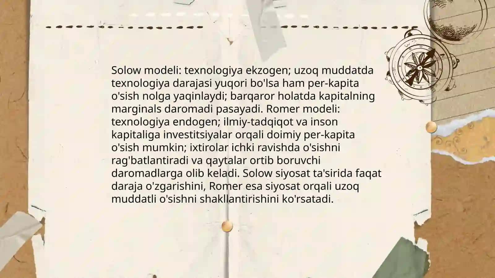 Iqtisodiy o'sish modellarining qiyosiy tahlili 4