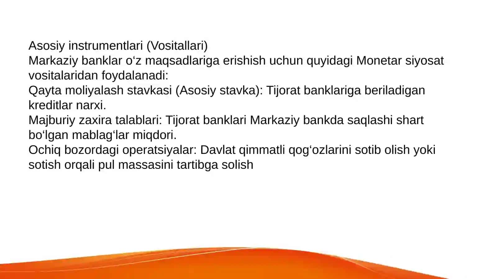 IQTISODIYOT NAZARYASI FANIDAN TAYYORLAGAN TAQDIMOTI 4