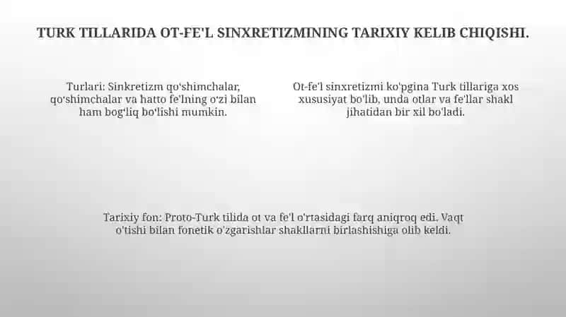 Ot-fe'l sinkretizmi 4