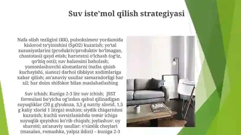 O'pka salomatligi uchun ovqatlanish masalalari 4