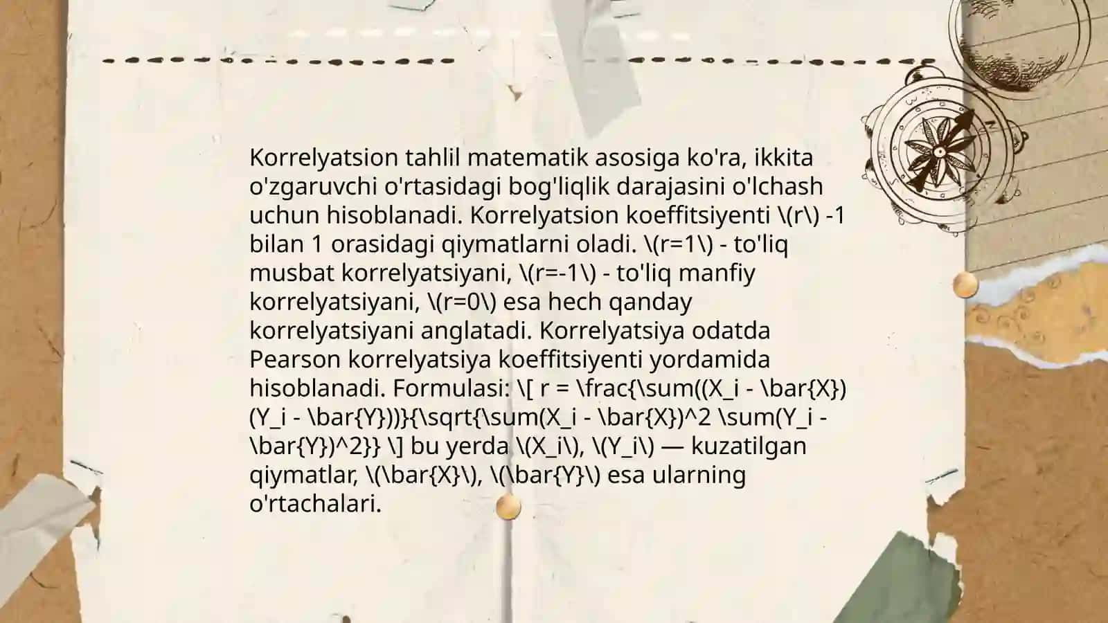 Korrelyatsion tahlilni boshqarish nazariyalari 4