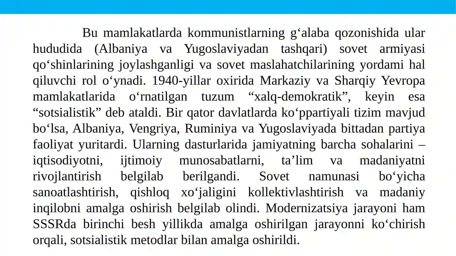 10 –Sinf Jaxon tarix 23-mavzu taqdimot 4