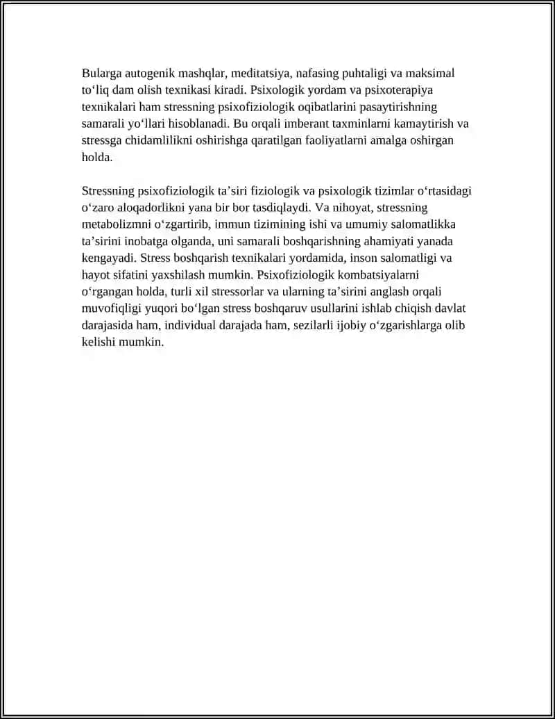 STRESSNING PSIXOFIZIOLOGIK MEHANIZMLARI 4