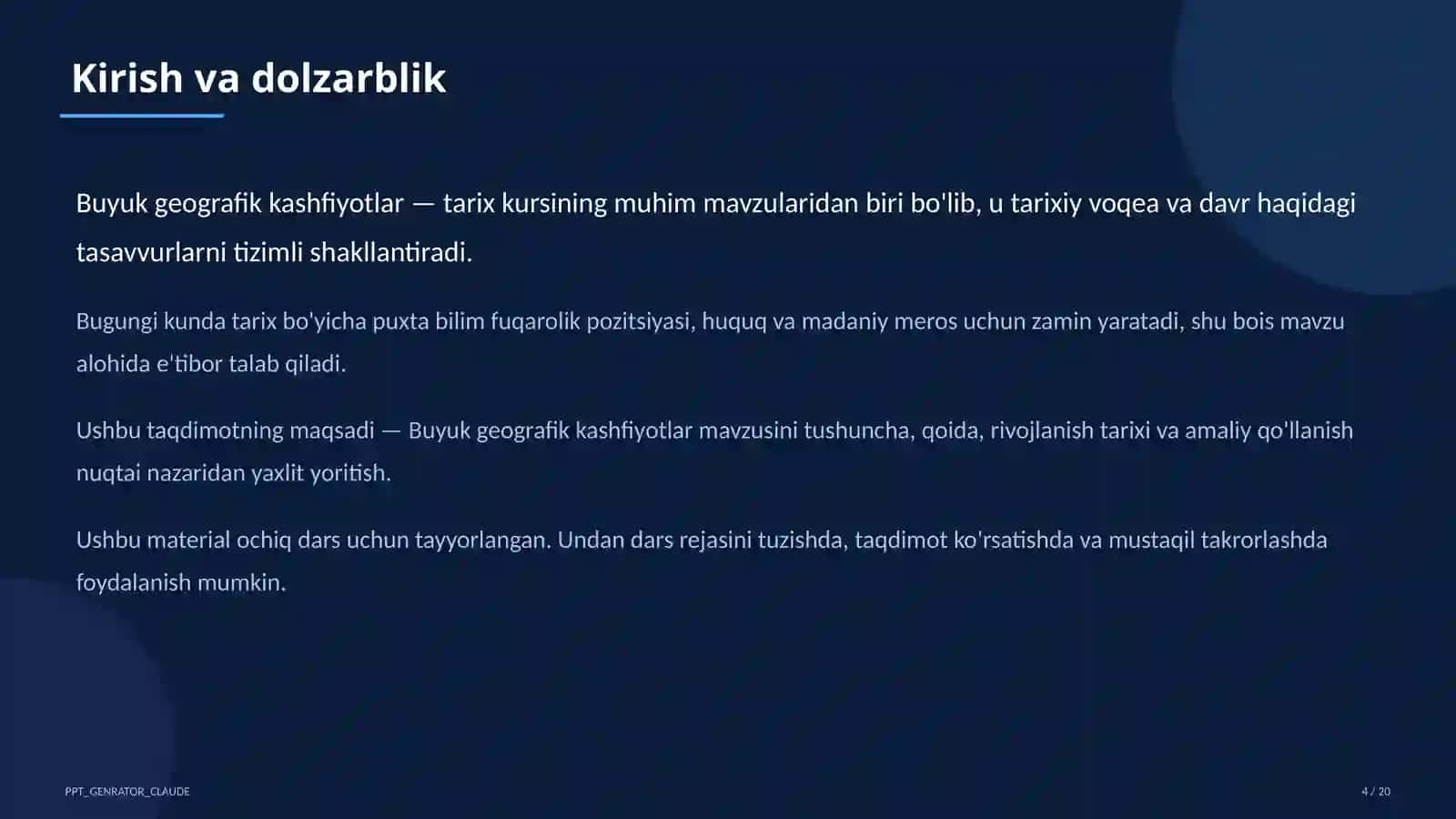 Buyuk geografik kashfiyotlar (8-sinf) 4