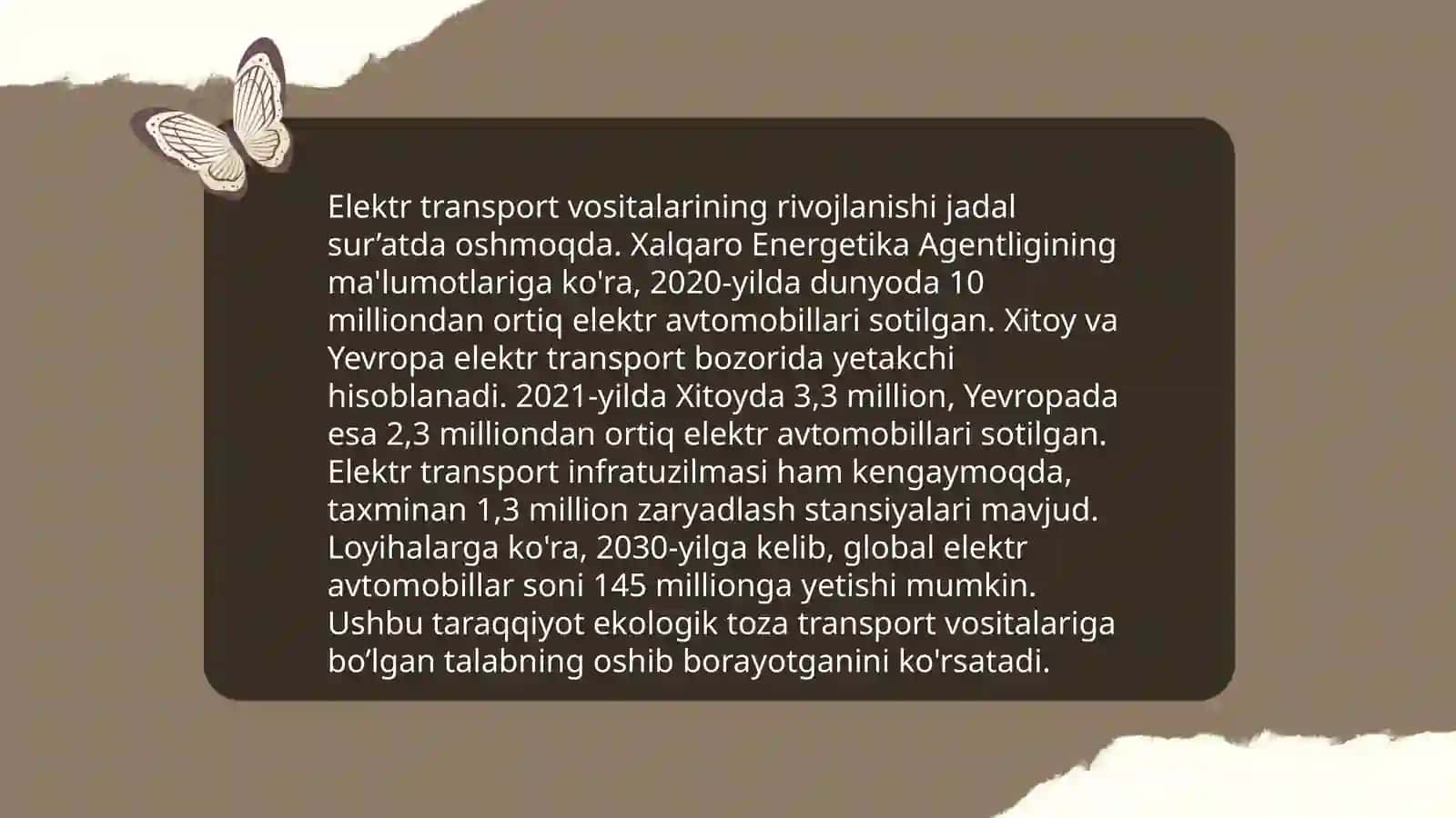 Yangi avtotransport texnologiyalarining tadbiqi 4