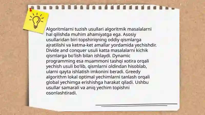 Dasturlashning asosiy tushunchalari 4