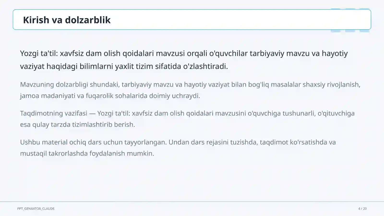 Yozgi ta'til: xavfsiz dam olish qoidalari 4