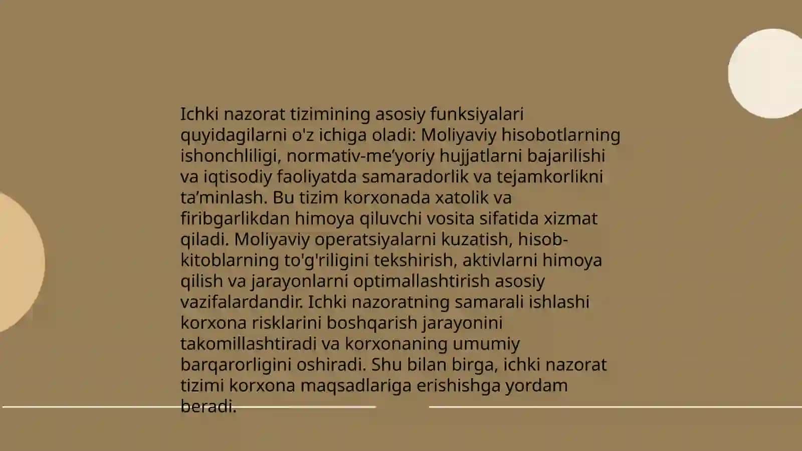 Ichki nazorat tizimi 4