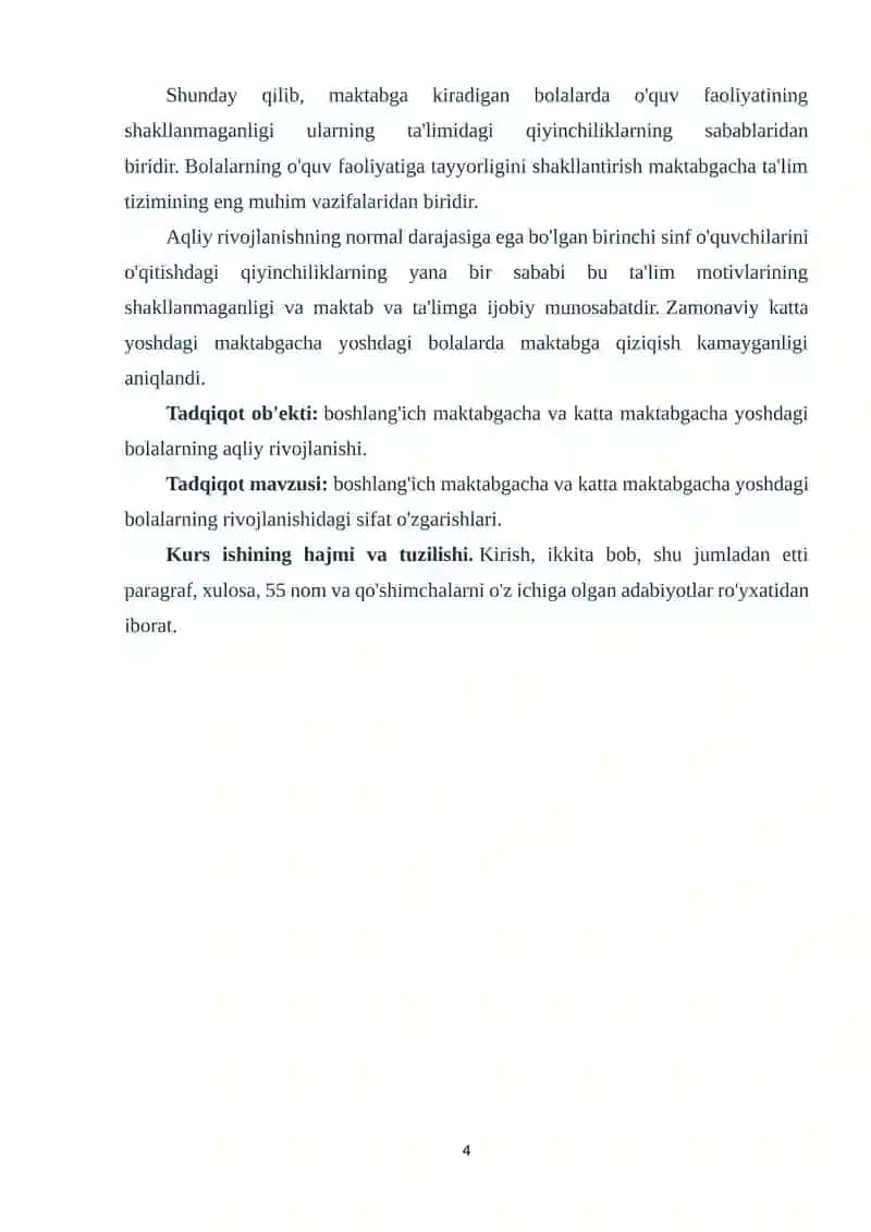 BOLALAR RUHIYATINI O'RGANISHNING PEDAGOGIK ASOSLARI 4