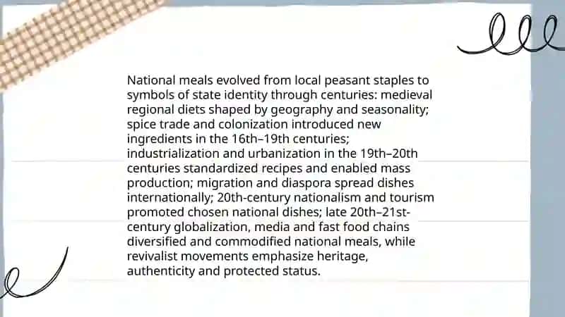 National meals 4