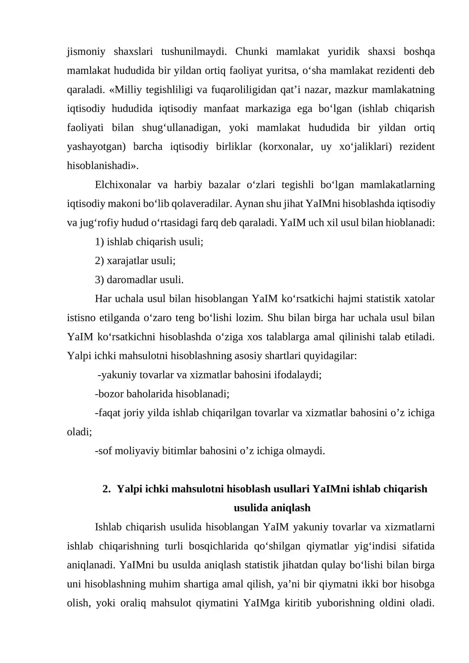 O’ZBEKISTON RESPUBLIKASINING YAIMNING TARKIBIDAGI O’ZGARISHLAR TAHLILI 4